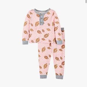 Mud Pie BUNDLE baby Football and Golf Pajama (two pairs) 9-12 and 12-18